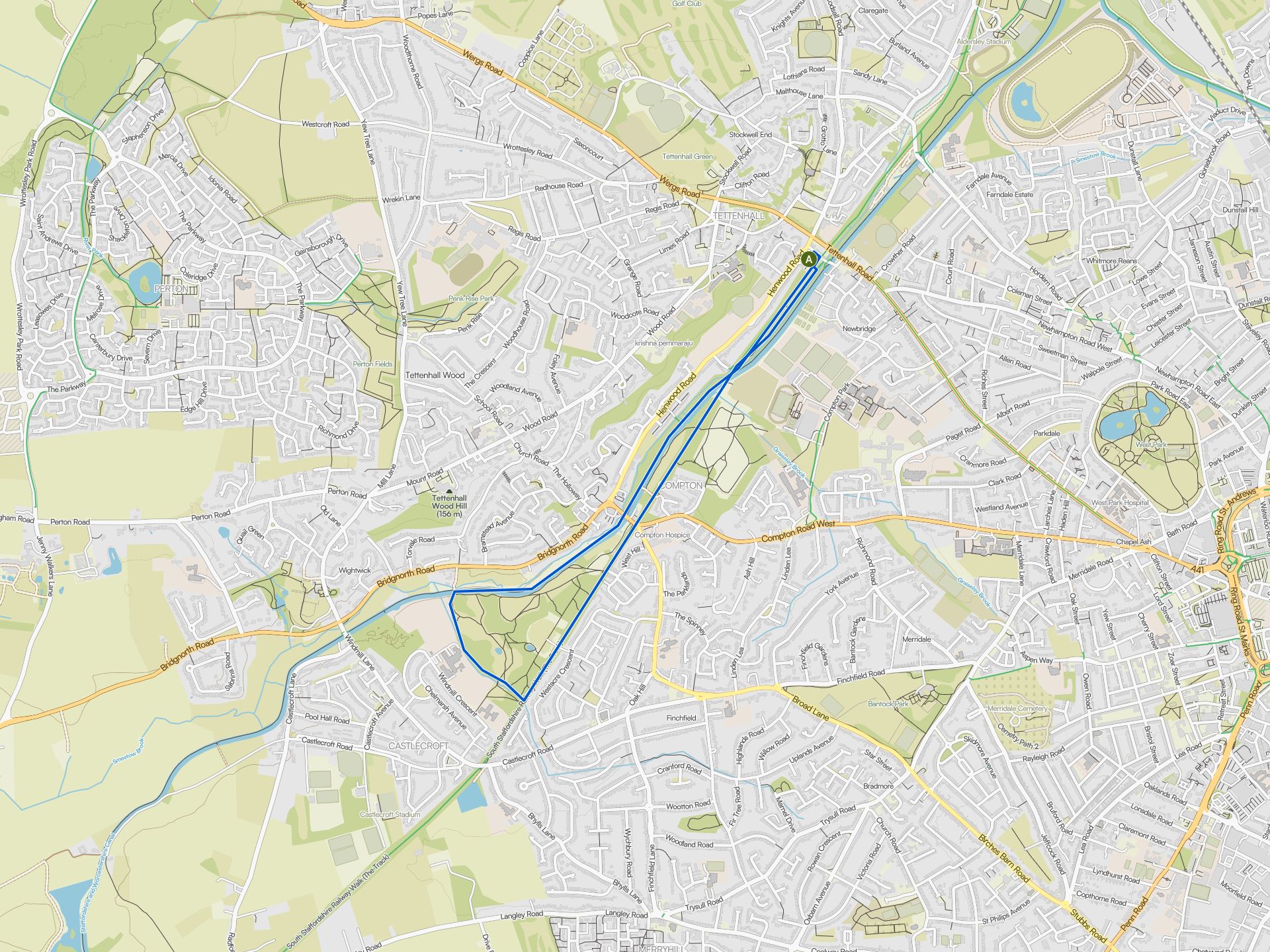 The best walks and hikes around Wolverhampton | Komoot